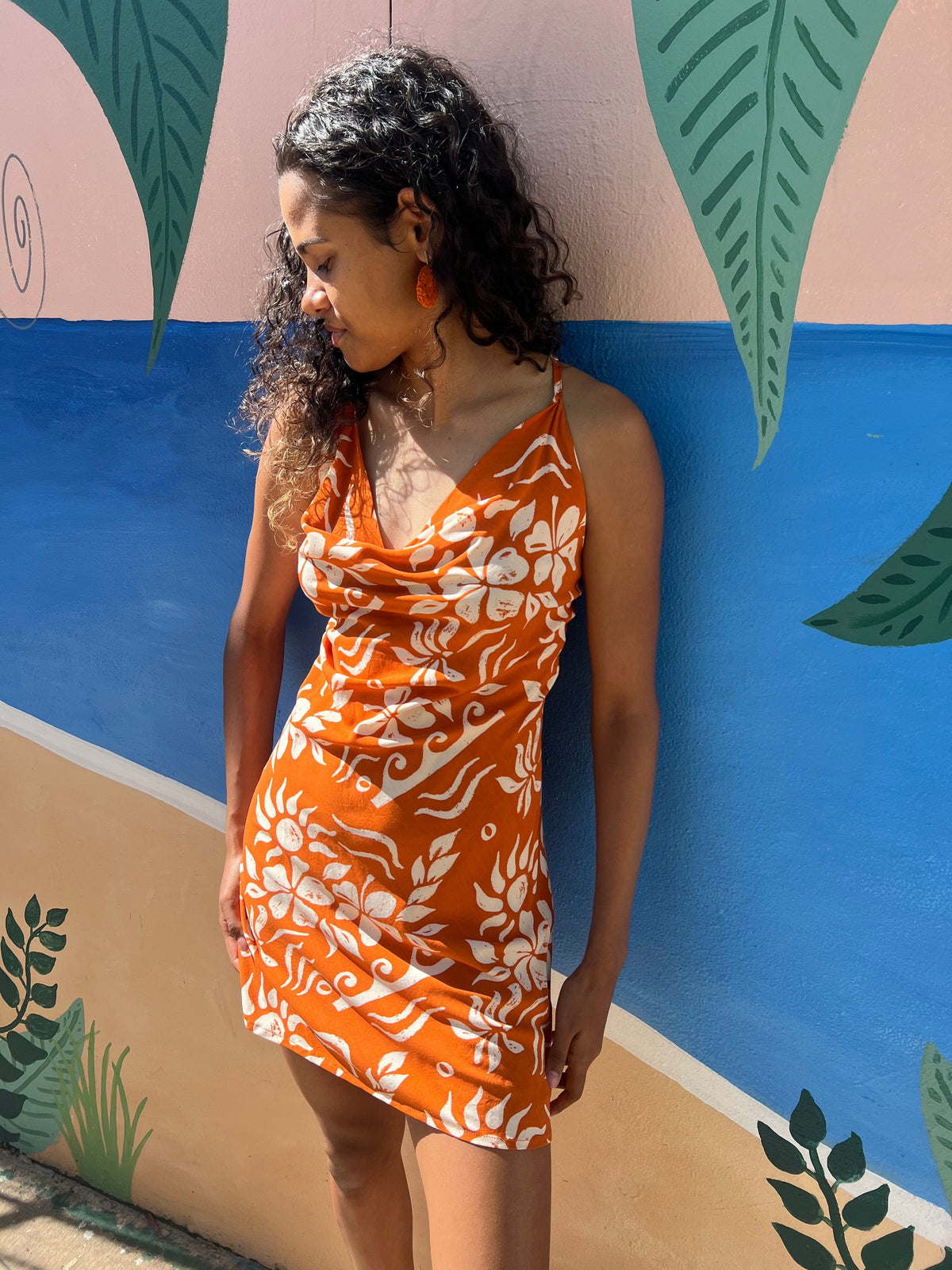 Elcee the Label Dresses Hawaii Agna Dress - Orange