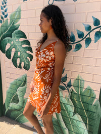 Elcee the Label Dresses Hawaii Agna Dress - Orange