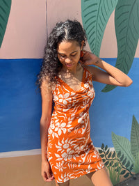 Elcee the Label Dresses Hawaii Agna Dress - Orange