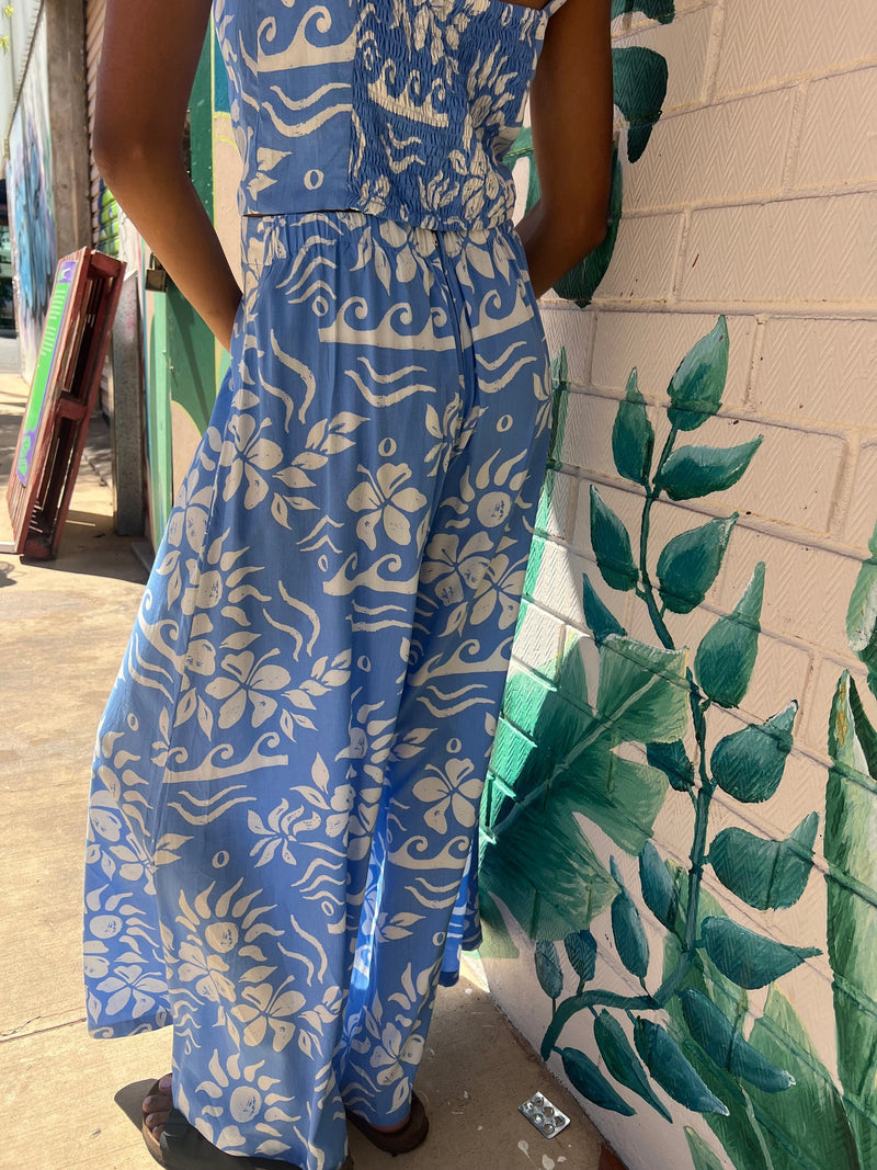 Elcee the Label Pants Hawaii Bolivia Boheme Pants - Blue