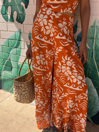 Elcee the Label Pants Hawaii Bolivia Boheme Pants - Orange