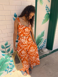 Elcee the Label Pants Hawaii Bolivia Boheme Pants - Orange