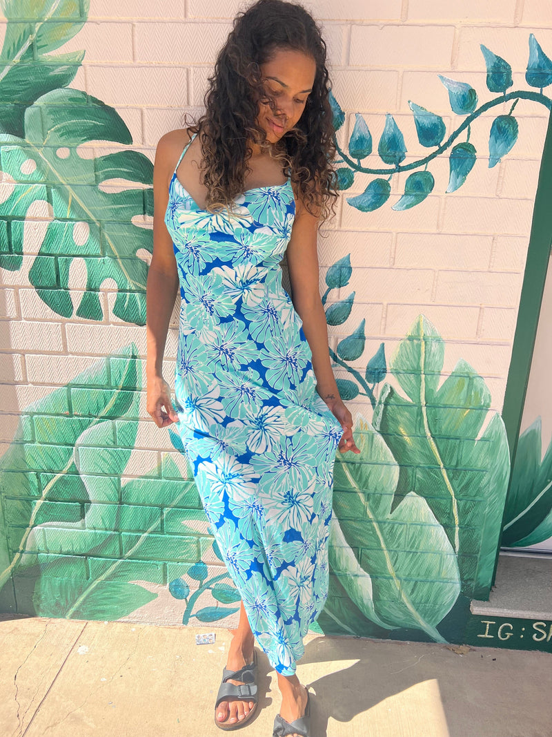 Elcee the Label Dresses Summer Floral Tipsy Maxi Dress