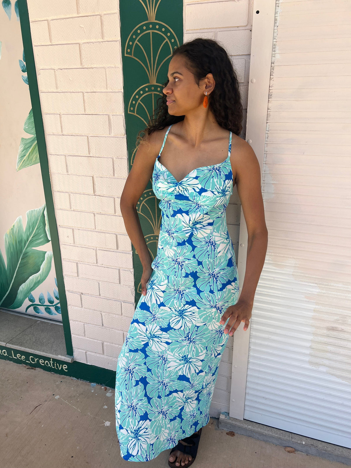 Elcee the Label Dresses Summer Floral Tipsy Maxi Dress