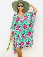 Feather and Find Valentina Kaftan - Manifest Peace Splash Swimwear Clothing O/S 1000015702