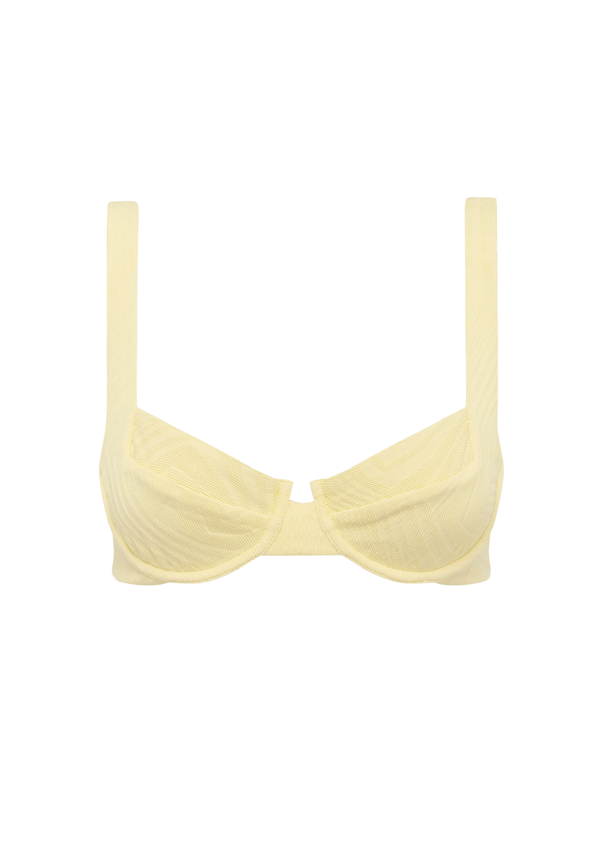 Fella Casanova Top FS-T-019 Splash Swimwear Bikini Tops Pale Yellow / S 9352467073204