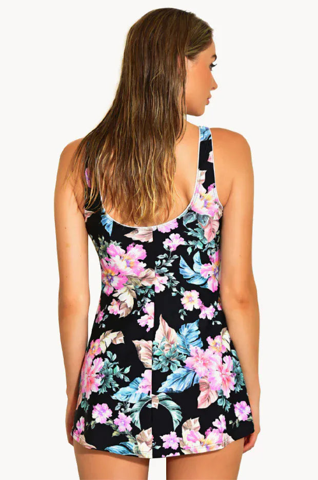 Femme De La Mer Lauren Swimdress - Maui Magic Lauren Swimdress - Maui Magic Splash Swimwear Swim Dress, Tankini & One Piece