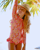 Fernleigh Avenue Fernleigh Ave Amberley Open Back Girls Swimwear Fernleigh Ave Amberley Open Back Girls Swimwear Splash Swimwear Kids Swimwear