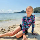 Fernleigh Avenue Fernleigh Ave Harla Open Back Girls Swimwear Fernleigh Ave Harla Open Back Girls Swimwear Splash Swimwear Kids Swimwear