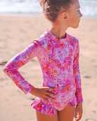 Fernleigh Avenue Fernleigh Ave Marli Open Back Girls Swimwear Fernleigh Ave Marli Open Back Girls Swimwear Splash Swimwear