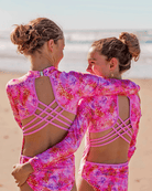 Fernleigh Avenue Fernleigh Ave Marli Open Back Girls Swimwear Fernleigh Ave Marli Open Back Girls Swimwear Splash Swimwear