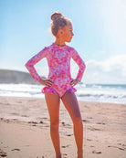 Fernleigh Avenue Fernleigh Ave Marli Open Back Girls Swimwear Fernleigh Ave Marli Open Back Girls Swimwear Splash Swimwear Kids Swimwear