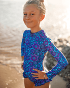 Fernleigh Avenue Fernleigh Ave Scottie Open Back Girls Swimwear Fernleigh Ave Scottie Open Back Girls Swimwear Splash Swimwear