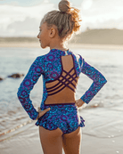 Fernleigh Avenue Fernleigh Ave Scottie Open Back Girls Swimwear Fernleigh Ave Scottie Open Back Girls Swimwear Splash Swimwear