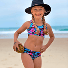 Fernleigh Avenue Fernleigh Avenue - Harla Crop Bikini With No  Frills Fernleigh Avenue - Harla Crop Bikini With No  Frills Splash Swimwear