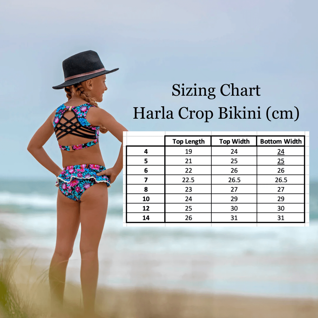 Fernleigh Avenue Fernleigh Avenue - Harla Crop Bikini With No  Frills Fernleigh Avenue - Harla Crop Bikini With No  Frills Splash Swimwear