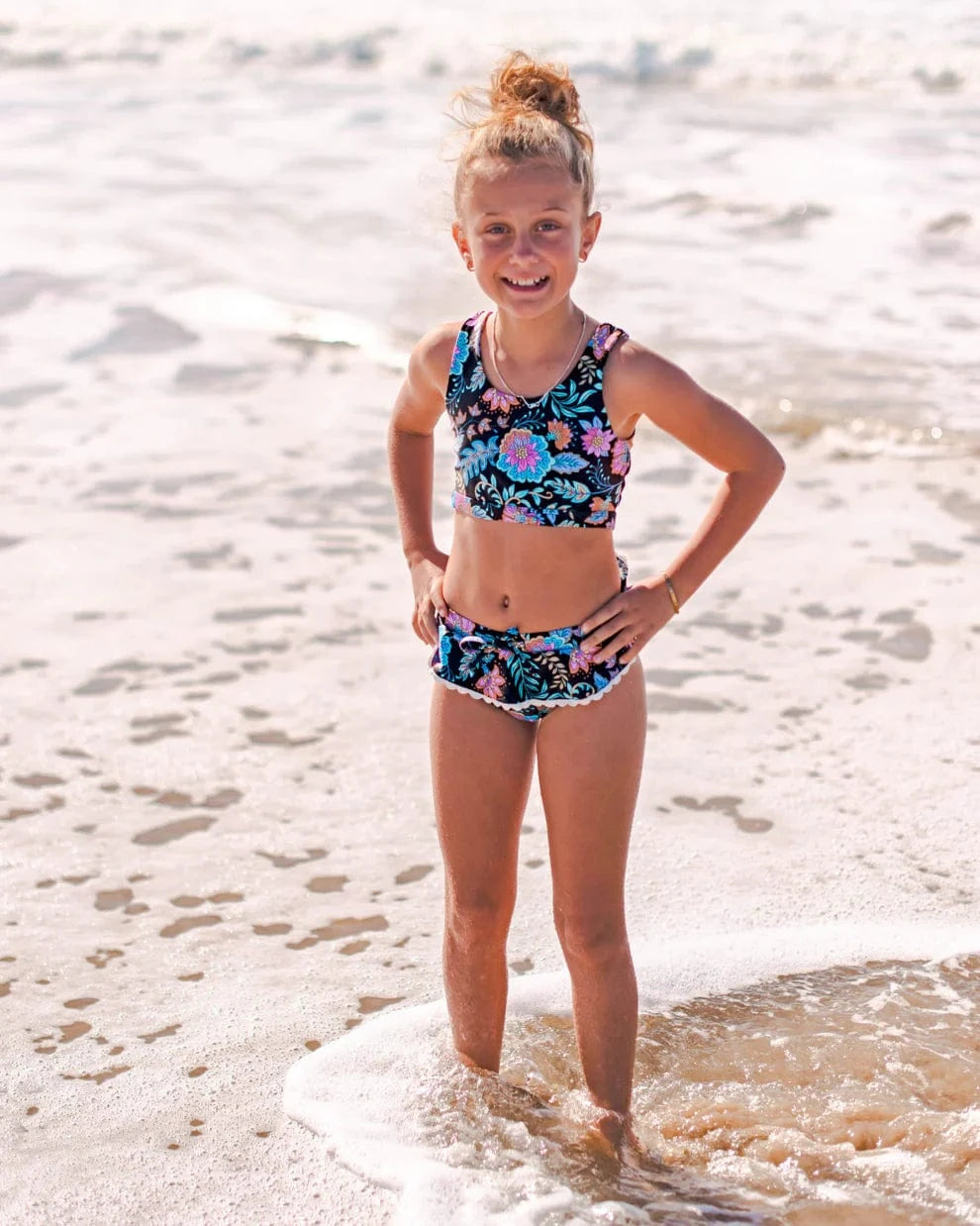 Fernleigh Avenue Fernleigh Stevie Crop Teen Bikini Fernleigh Stevie Crop Teen Bikini Splash Swimwear