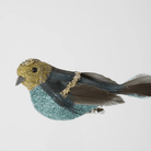 Florabelle Living Amon Clip on Bird Single - Blue X250458 Amon Clip on Bird Single - Blue Splash Swimwear Chirstmas Decorations