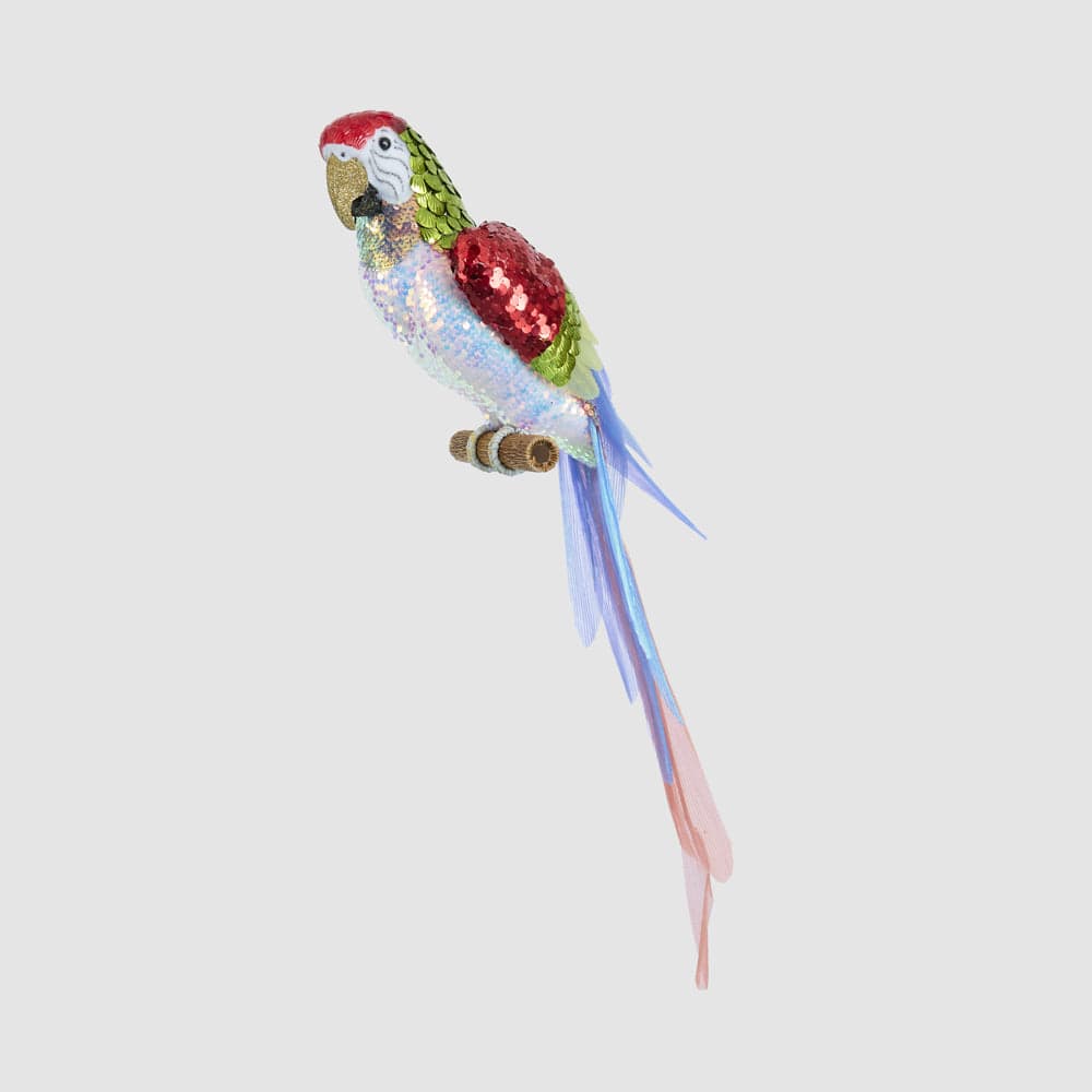 Florabelle Living Aurora Sequin Parrot X261516 Aurora Sequin Parrot Splash Swimwear Christmas Decoration 9339483307629