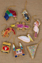 Florabelle Living Galah Sequin Hanging Decoration X211154 Splash Swimwear Chirstmas Decorations 9339483148413