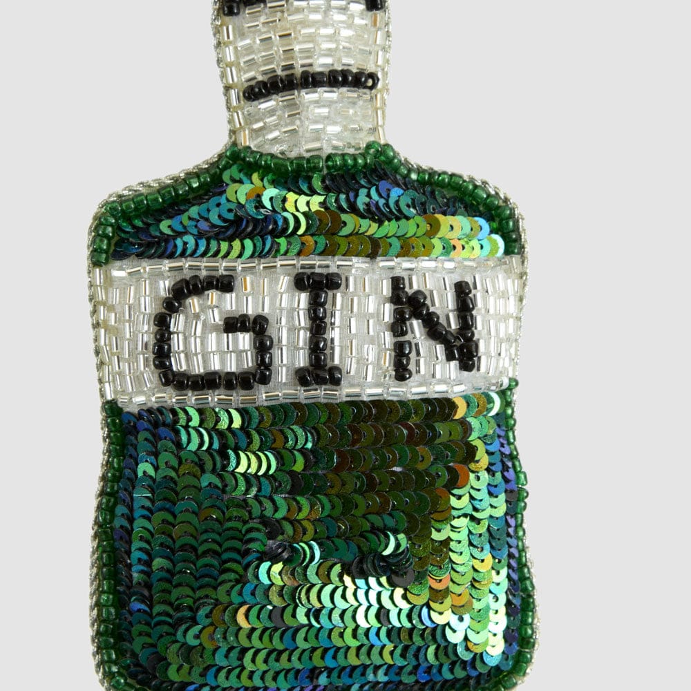 Florabelle Living Gin Time! Beaded Hanging Decoration X260219 Gin Time! Beaded Hanging Decoration Splash Swimwear Christmas Decoration 9339483302112