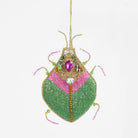 Florabelle Living Maharajah Beaded Beetle Decoration Pink & Green X261719 Maharajah Beaded Beetle Decoration Pink & Green Splash Swimwear Christmas Decoration 9339483313408