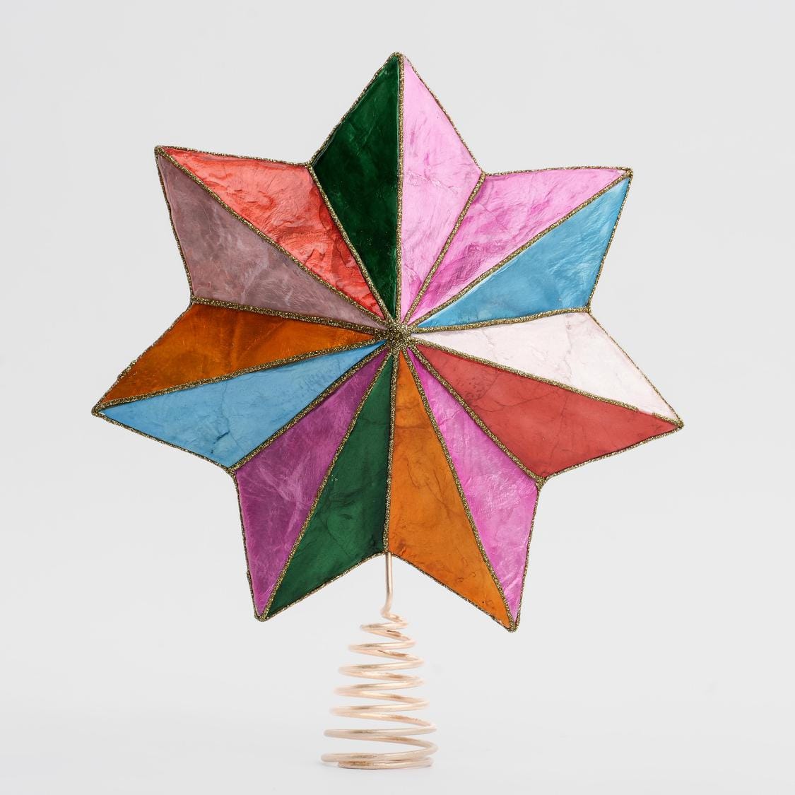 Florabelle Living Marrakech Star Capiz Tree Topper X260891 Marrakech Star Capiz Tree Topper Splash Swimwear Christmas Decoration 9339483304635