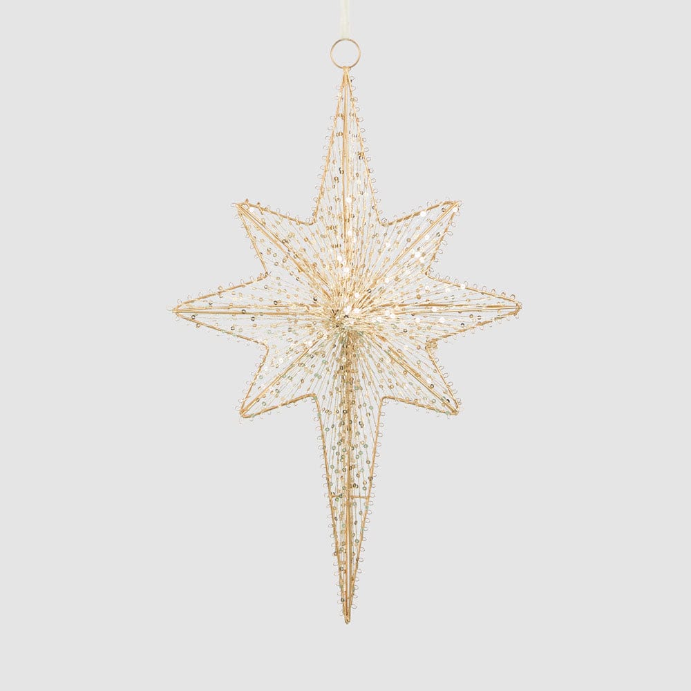 Florabelle Living Polaris Golden Star Decoration X261214 Polaris Golden Star Decoration Splash Swimwear Christmas Decoration 9339483310087