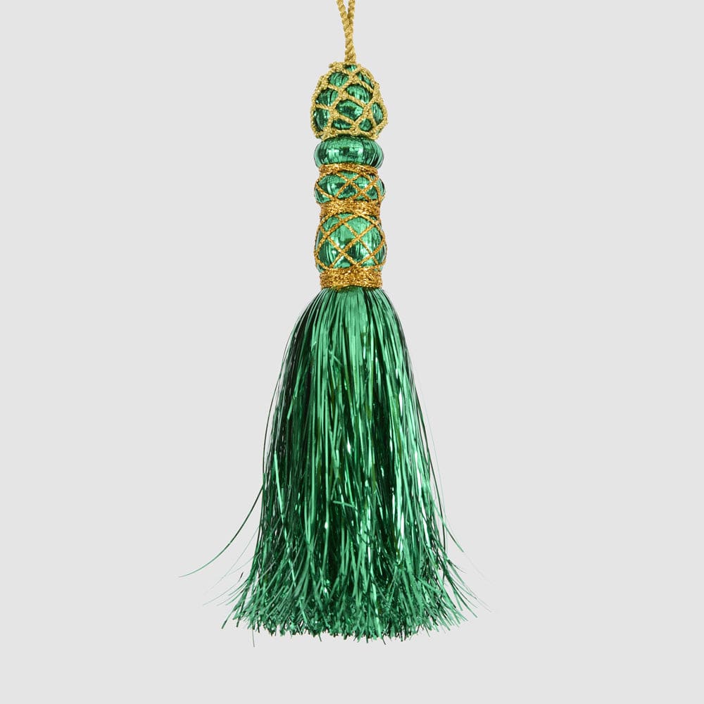 Florabelle Living Tinseltown Tassel Decoration Green X260557 Tinseltown Tassel Decoration Green Splash Swimwear Christmas Decoration 9339483301511