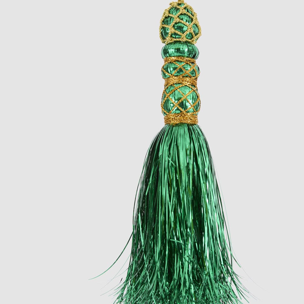 Florabelle Living Tinseltown Tassel Decoration Green X260557 Tinseltown Tassel Decoration Green Splash Swimwear Christmas Decoration 9339483301511