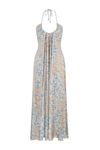 Azalia Trinity Maxi Dress - Cobalt Ornate - Tigerlily - Splash Swimwear  - dress, Dresses, Nov 23 - Splash Swimwear 