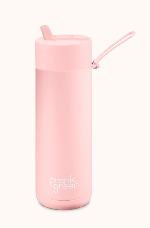 Frank Green Ceramic Reusable Bottle - 20oz / 595ml B05S07C02-02-02-30 Splash Swimwear Blushed 9357298005035