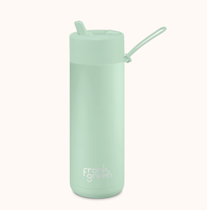 Frank Green Ceramic Reusable Bottle - 20oz / 595ml B05S07C18-18-18-30 Splash Swimwear Mint Gelato* 9357298005110