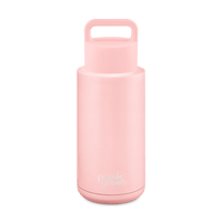 Frank Green Ceramic Reusable Bottle (Grip Finish) with Grip Lid - 34oz / 1L B85S09CO2-02 Splash Swimwear Blushed 9357298016406