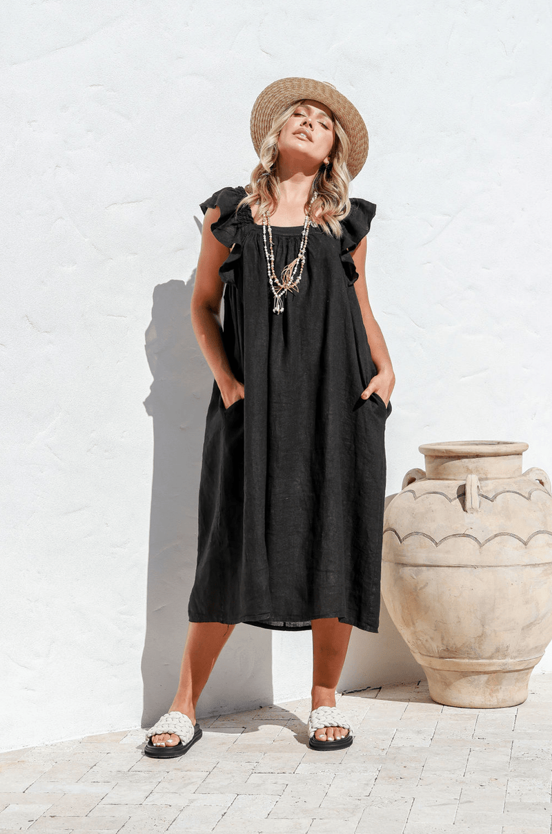 Free Angel Favolosa Dress FAI04 Free Angel Favolosa Dress Splash Swimwear Dresses Black / O/S 1000017007