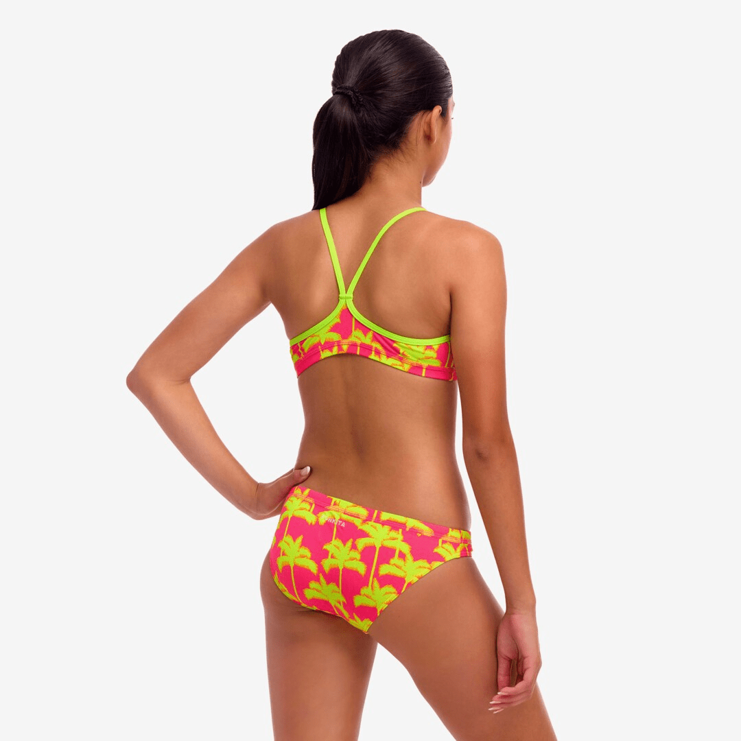Funkita Funkita Girl's Racerback Two Piece Sweet - Coconuts Funkita Girl's Racerback Two Piece Sweet - Coconuts Splash Swimwear One Pieces