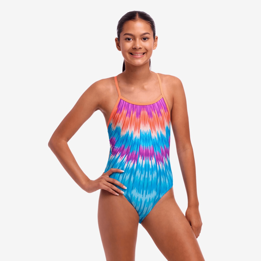 Funkita Funkita Girl's Single Strap One Piece - Birdie Bird Funkita Girl's Single Strap One Piece - Birdie Bird Splash Swimwear One Pieces