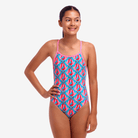 Funkita Funkita Girl's Single Strap One Piece - Hummy Bunny Funkita Girl's Single Strap One Piece - Hummy Bunny Splash Swimwear One Pieces