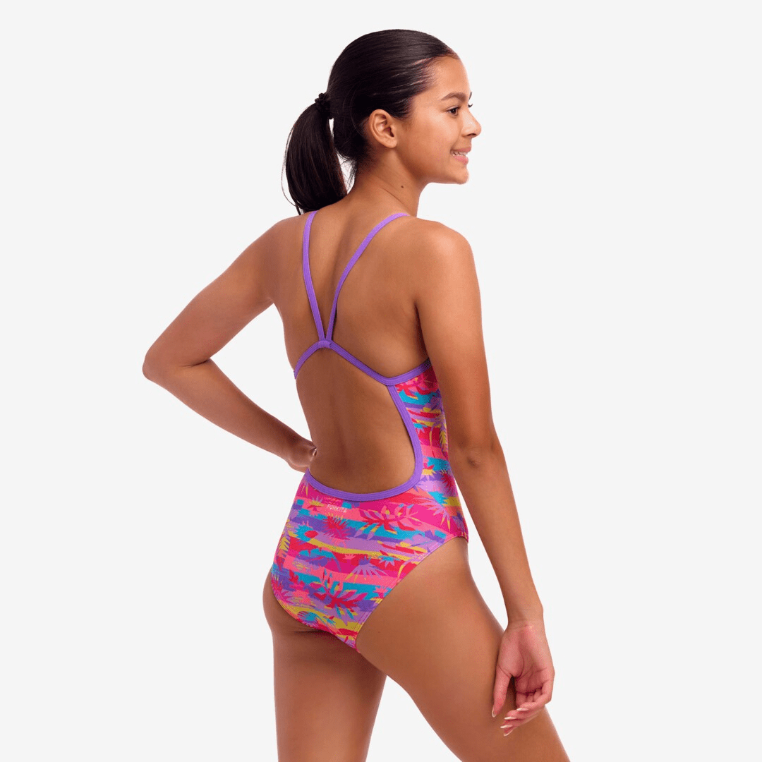 Funkita Funkita Girl's Single Strap One Piece - Leave In Funkita Girl's Single Strap One Piece - Leave In Splash Swimwear One Pieces