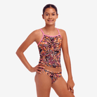 Funkita Funkita Girl's Swim Steady Tankini & Brief - Tipsy Tiger Funkita Girl's Swim Steady Tankini & Brief - Tipsy Tiger Splash Swimwear One Pieces