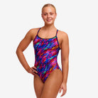 Funkita Funkita Ladies Diamond Back One Piece - Big Bang Funkita Ladies Diamond Back One Piece - Big Bang Splash Swimwear One Piece