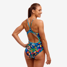 Funkita Funkita Ladies Diamond Back One Piece - Birdie Wordie Funkita Ladies Diamond Back One Piece - Birdie Wordie Splash Swimwear One Pieces
