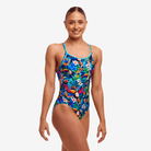 Funkita Funkita Ladies Diamond Back One Piece - Birdie Wordie Funkita Ladies Diamond Back One Piece - Birdie Wordie Splash Swimwear One Pieces