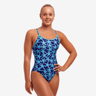 Funkita Funkita Ladies Diamond Back One Piece - See Stars Funkita Ladies Diamond Back One Piece - See Stars Splash Swimwear One Pieces