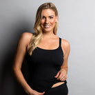 Funkita Funkita Ladies Scoop Neck Tankini FF08L0007918 Funkita Ladies Scoop Neck Tankini Splash Swimwear Swim Dress, Tankini & One Piece Still Black / 12 9334722029911