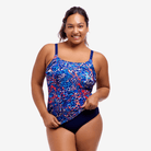 Funkita Funkita Ladies Scoop Neck Tankini Top-  Mad Cat Funkita Ladies Scoop Neck Tankini Top-  Mad Cat Splash Swimwear One Pieces