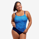 Funkita Funkita Ladies Scoop Neck Tankini Top - Pebble Beach Funkita Ladies Scoop Neck Tankini Top - Pebble Beach Splash Swimwear Tankini Tops