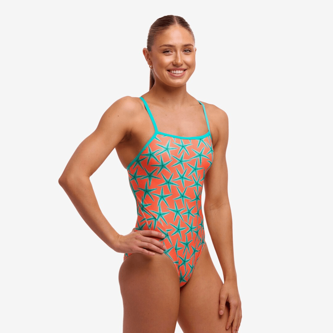 Funkita Funkita Ladies Single Strap One Piece - Stars Below Funkita Ladies Single Strap One Piece - Stars Below Splash Swimwear One Pieces