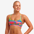 Funkita Funkita Ladies Sports Top & Sports Brief Bikini Set - Free Foliage FKS026L72240+FKS027L72240-10 Funkita Ladies Sports Top & Sports Brief Bikini Set - Free Foliage Splash Swimwear Bikini Set 10