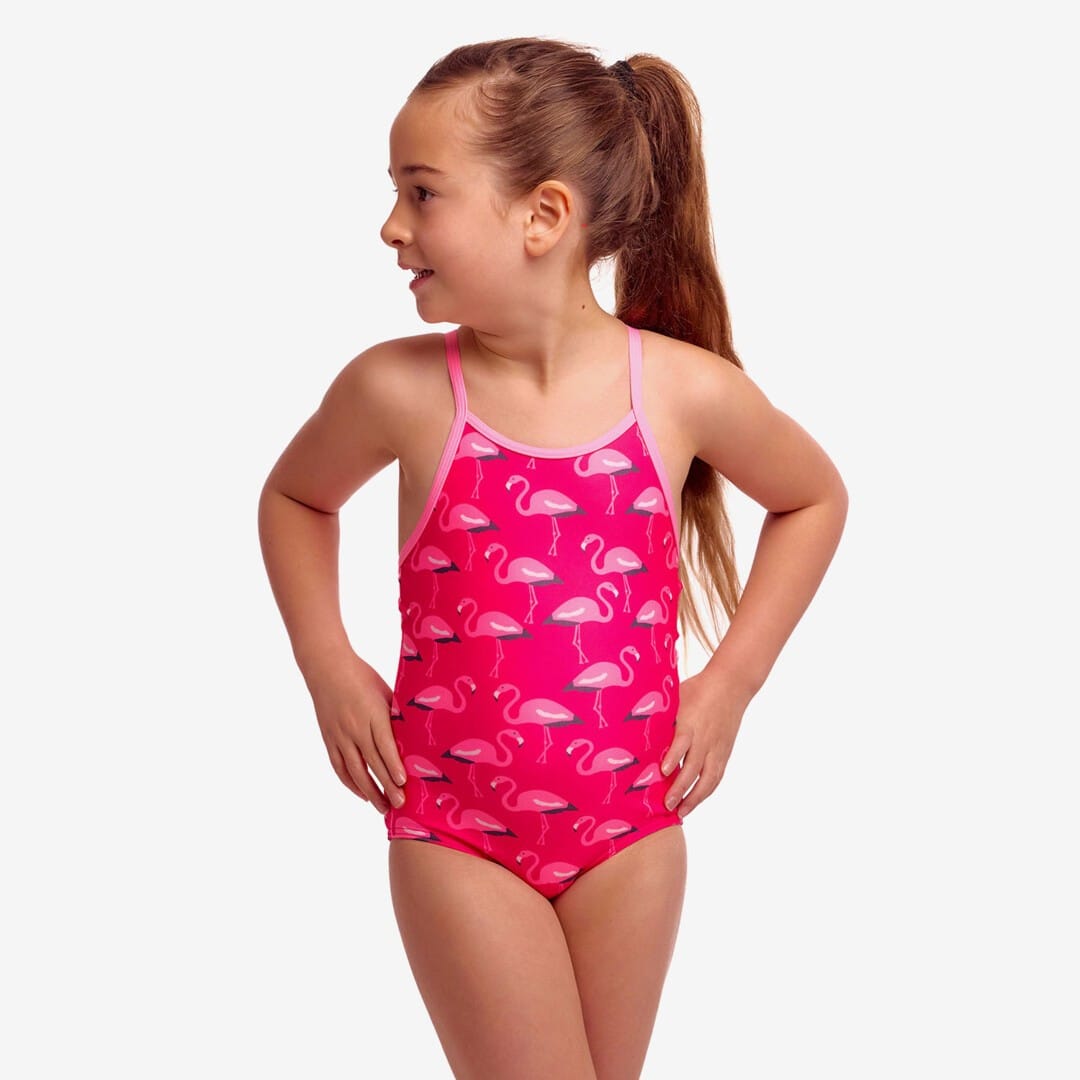 Funkita Funkita Toddler Girl's Printed One Piece -  Flaming Go Gos Funkita Toddler Girl's Printed One Piece -  Flaming Go Gos Splash Swimwear One Piece